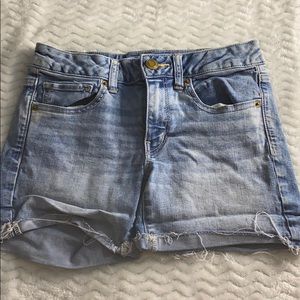 Light washed American Eagle jean shorts